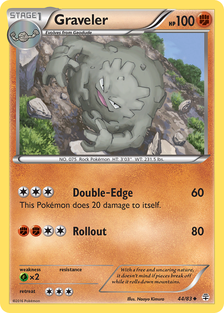 Graveler — illustrated card