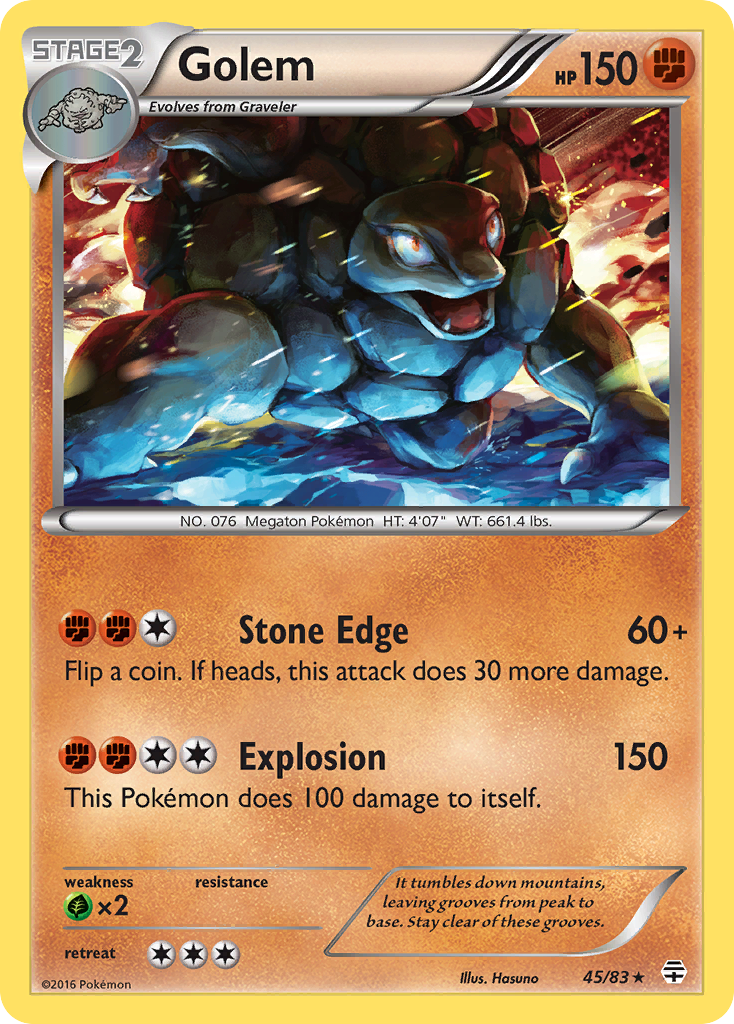 Golem — illustrated card