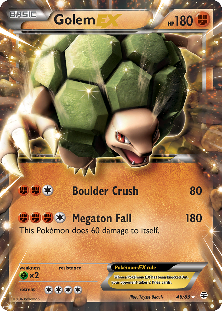 Golem-EX — illustrated card