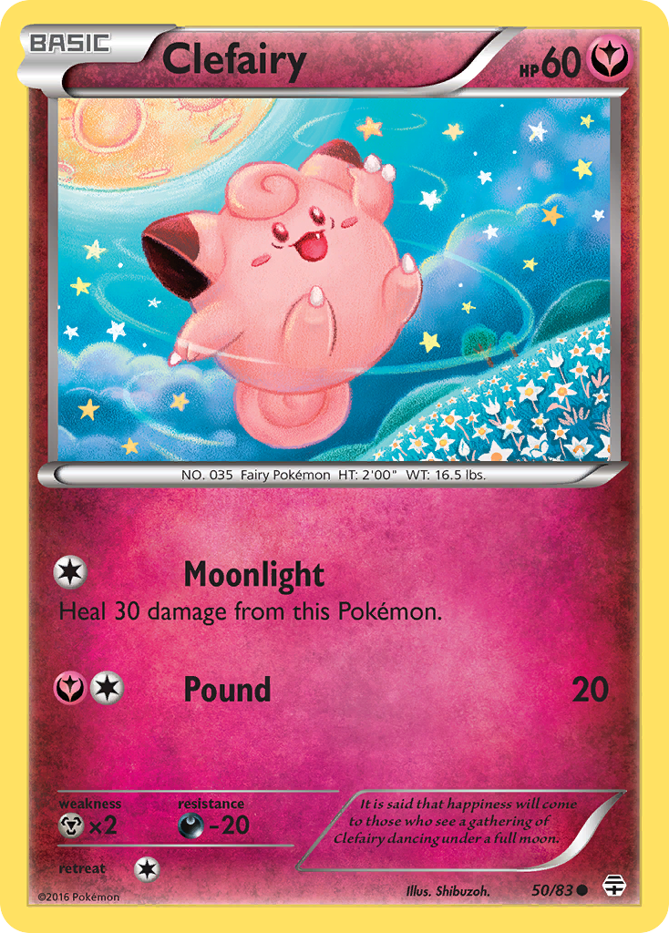 Clefairy — illustrated card