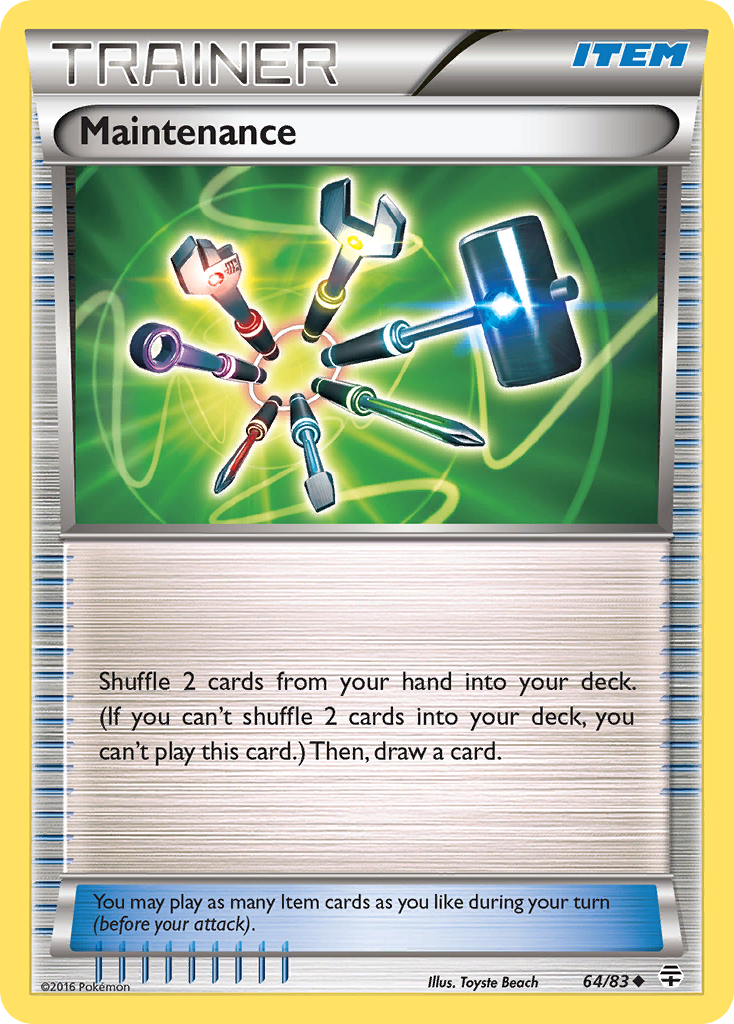 Maintenance — illustrated card