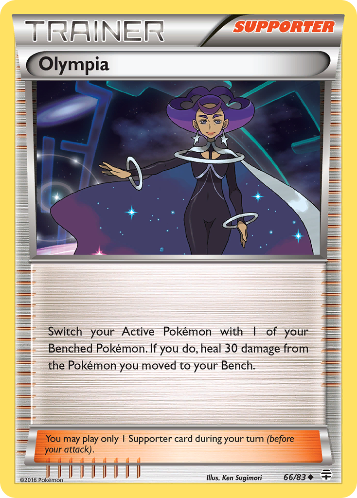 Olympia — illustrated card