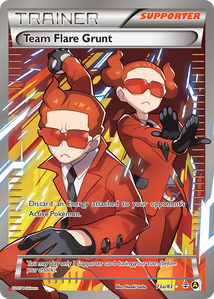 Team Flare Grunt — illustrated card