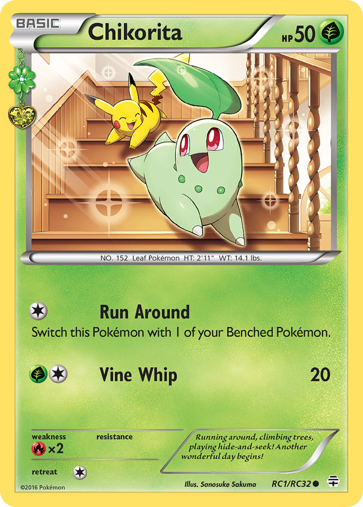 Chikorita — illustrated card