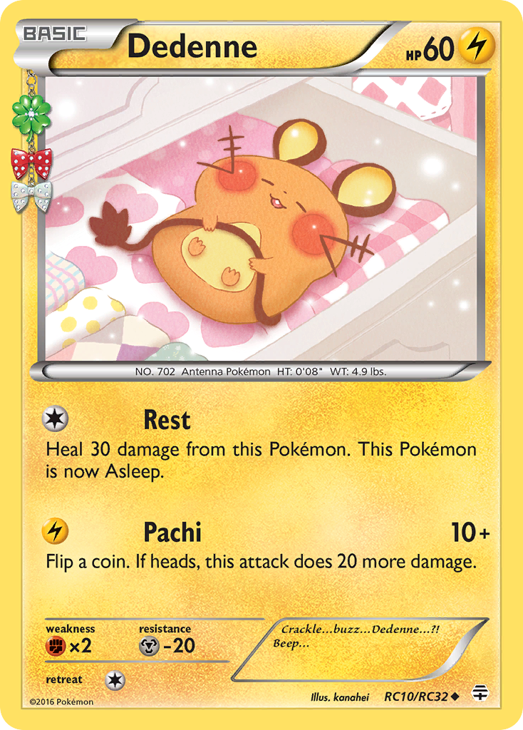 Dedenne — illustrated card