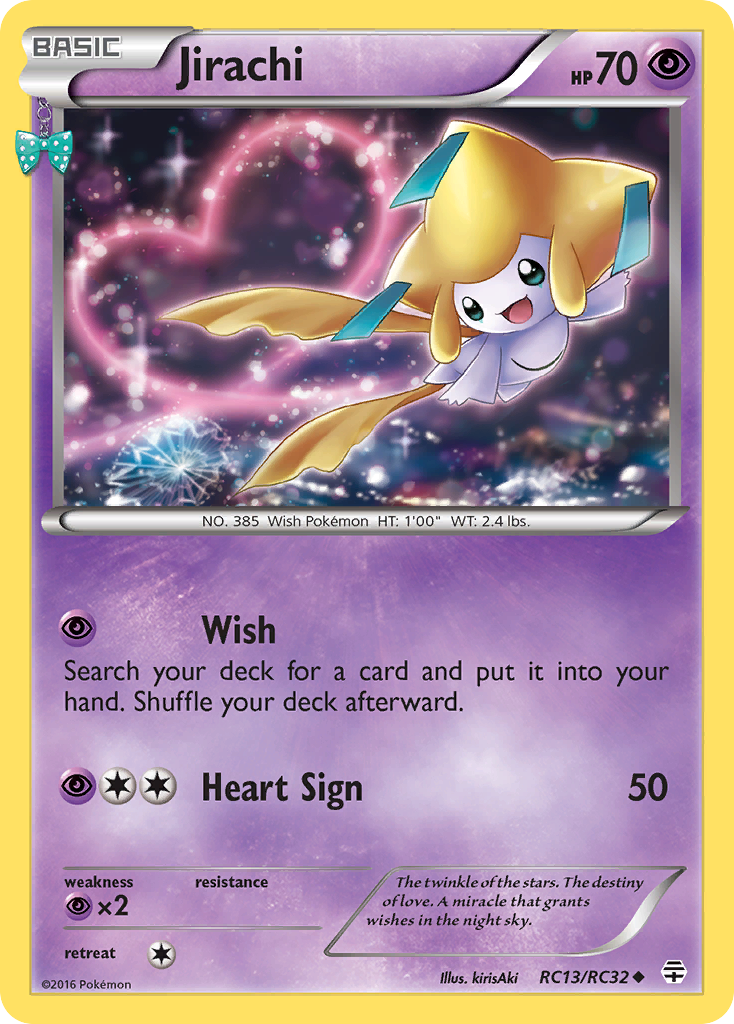 Jirachi — illustrated card