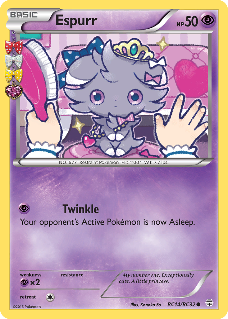 Espurr — illustrated card