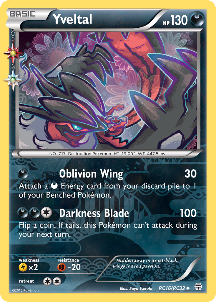 Yveltal — illustrated card