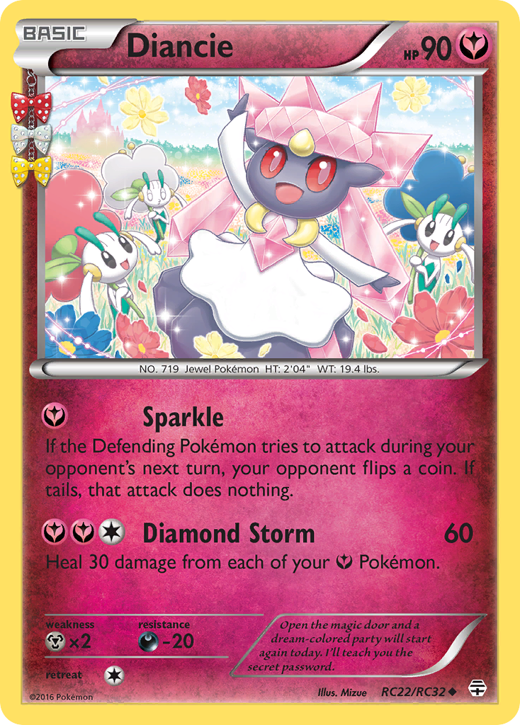Diancie — illustrated card