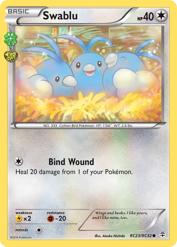 Swablu — illustrated card