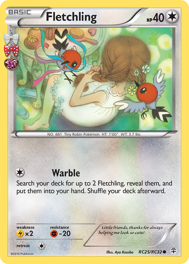 Fletchling — illustrated card