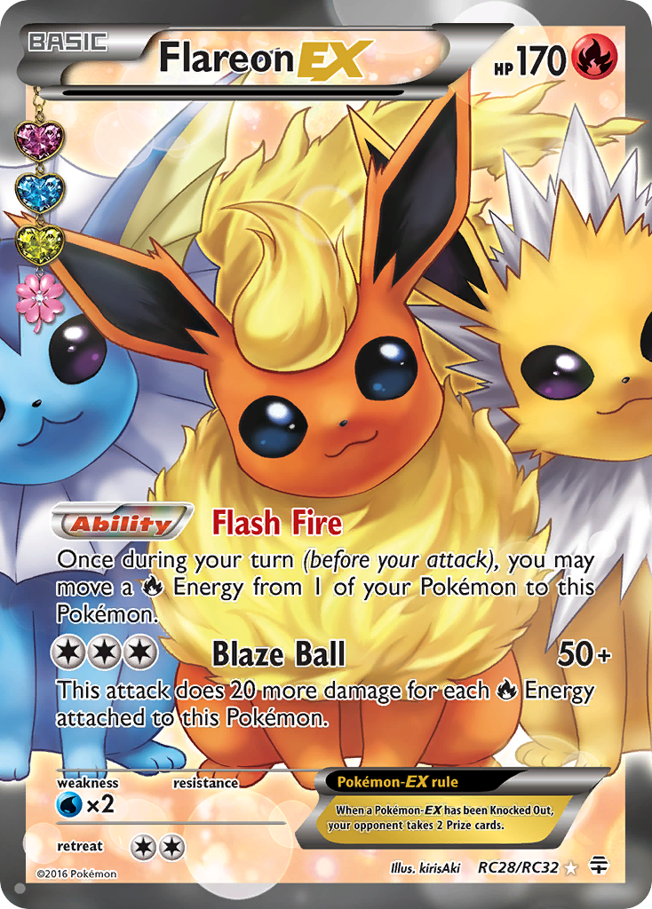 Flareon-EX — illustrated card