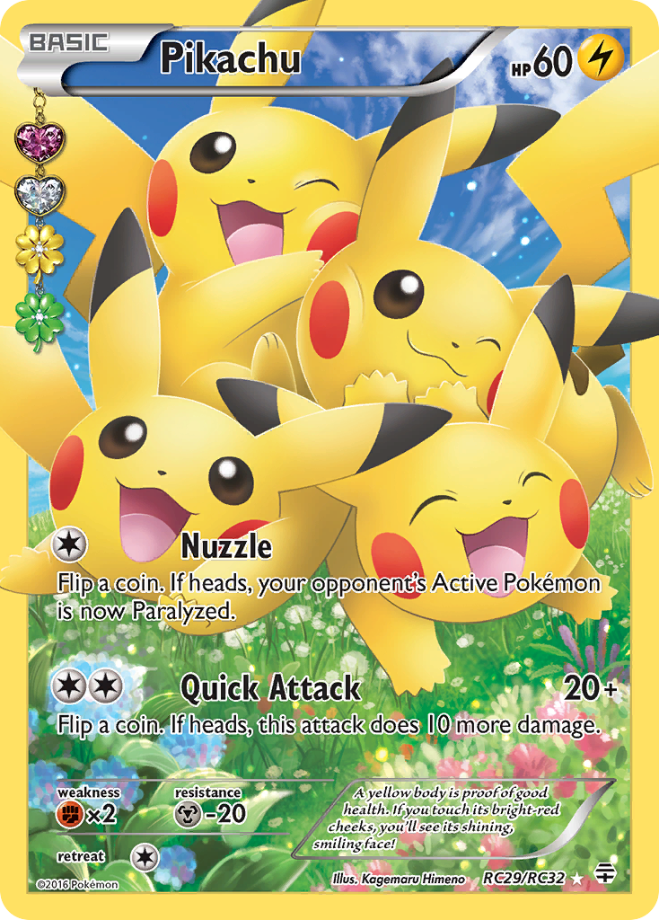 Pikachu — illustrated card