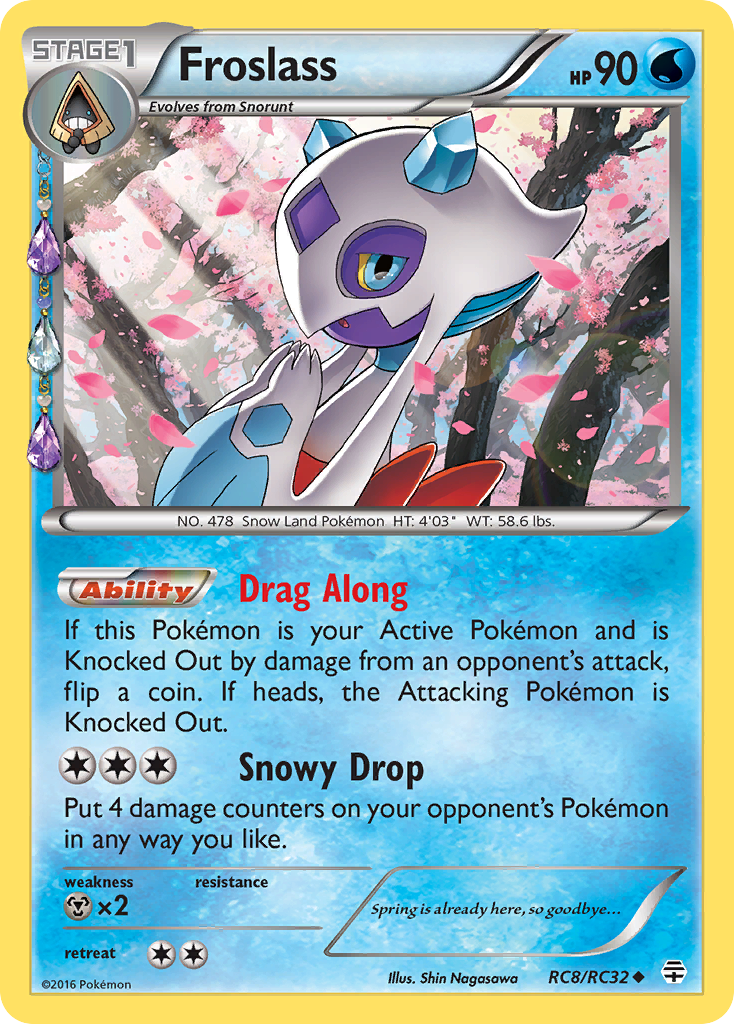 Froslass — illustrated card