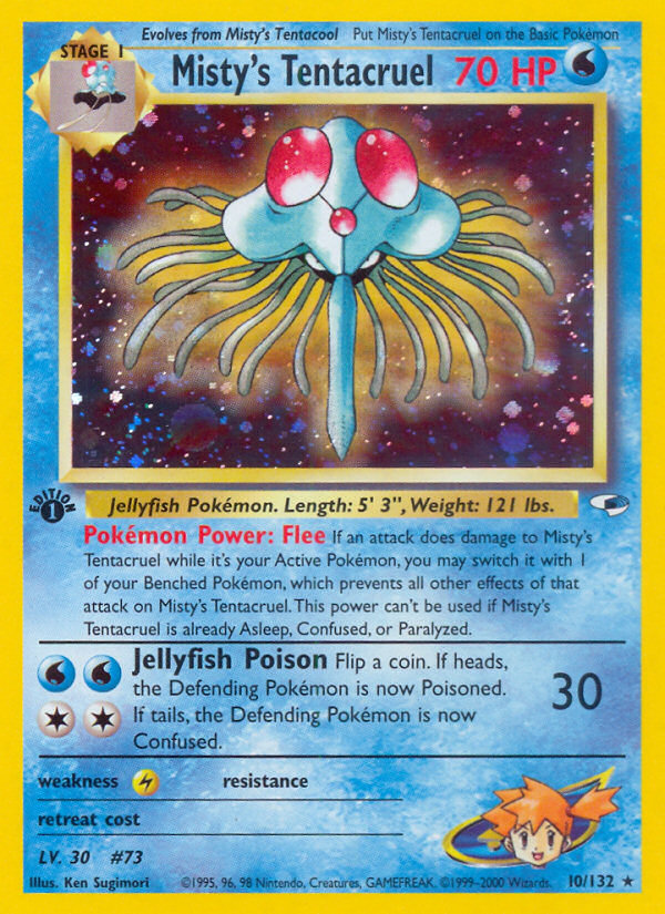 Misty's Tentacruel — illustrated card