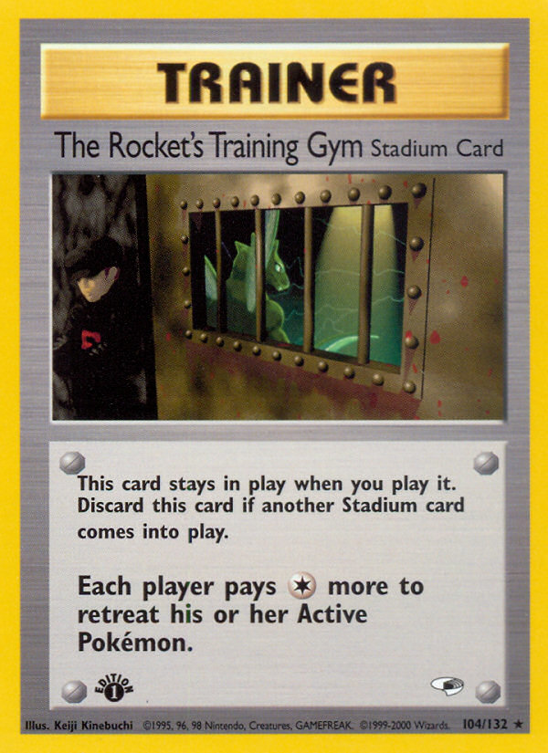 The Rocket's Training Gym — illustrated card