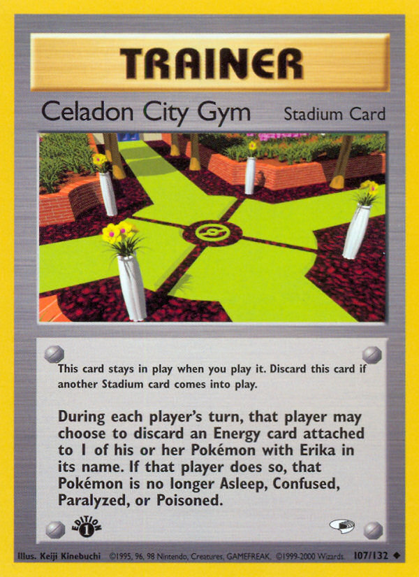 Celadon City Gym — illustrated card