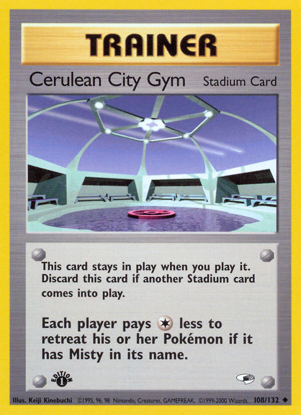 Cerulean City Gym — illustrated card