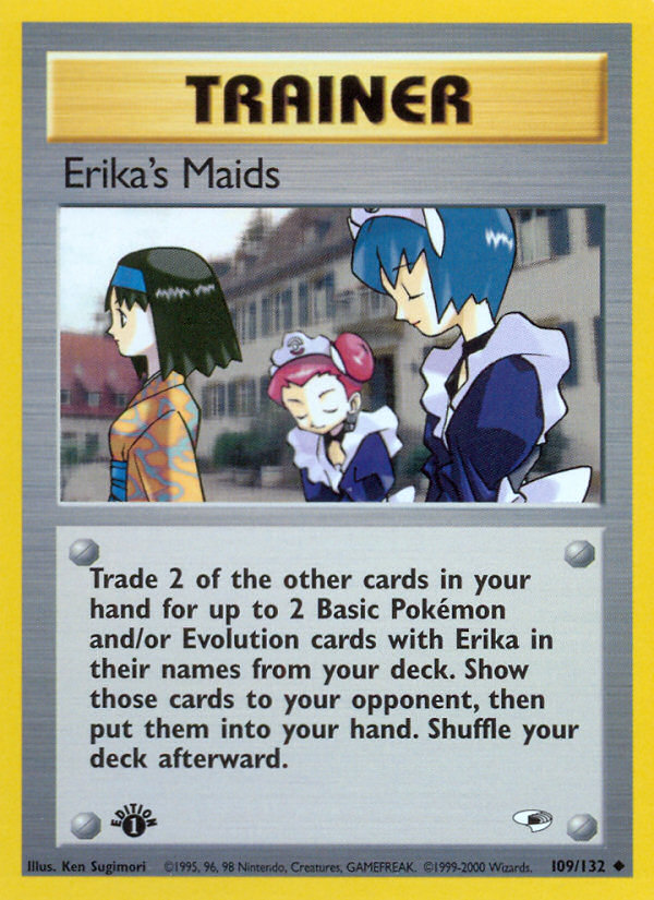 Erika's Maids — illustrated card
