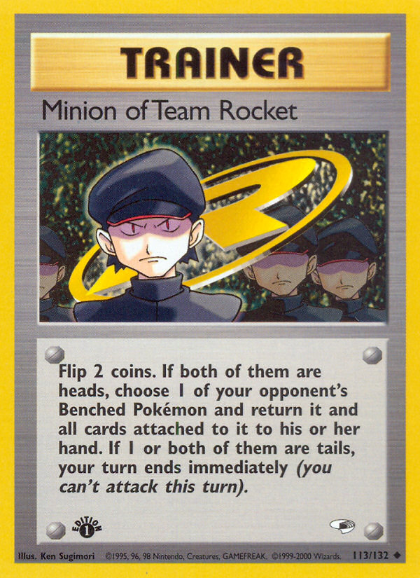 Minion of Team Rocket — illustrated card