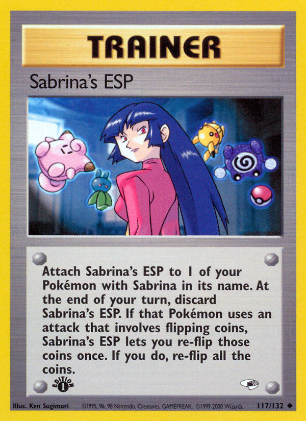 Sabrina's ESP — illustrated card