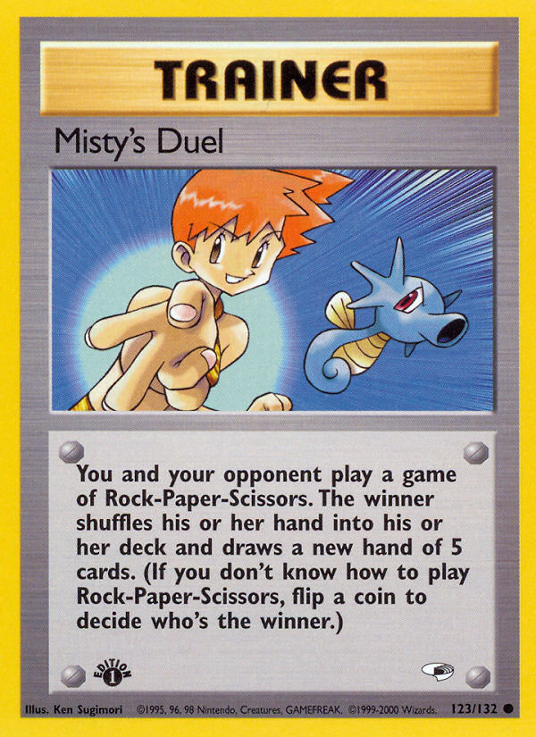 Misty's Duel — illustrated card