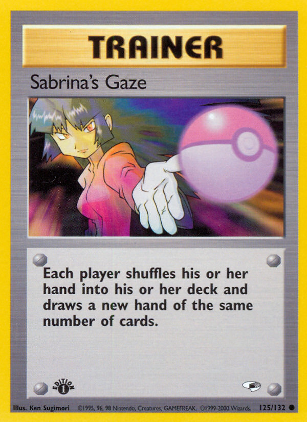 Sabrina's Gaze — illustrated card
