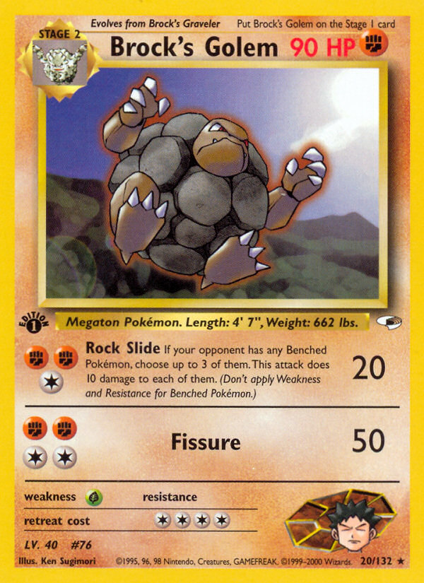 Brock's Golem — illustrated card