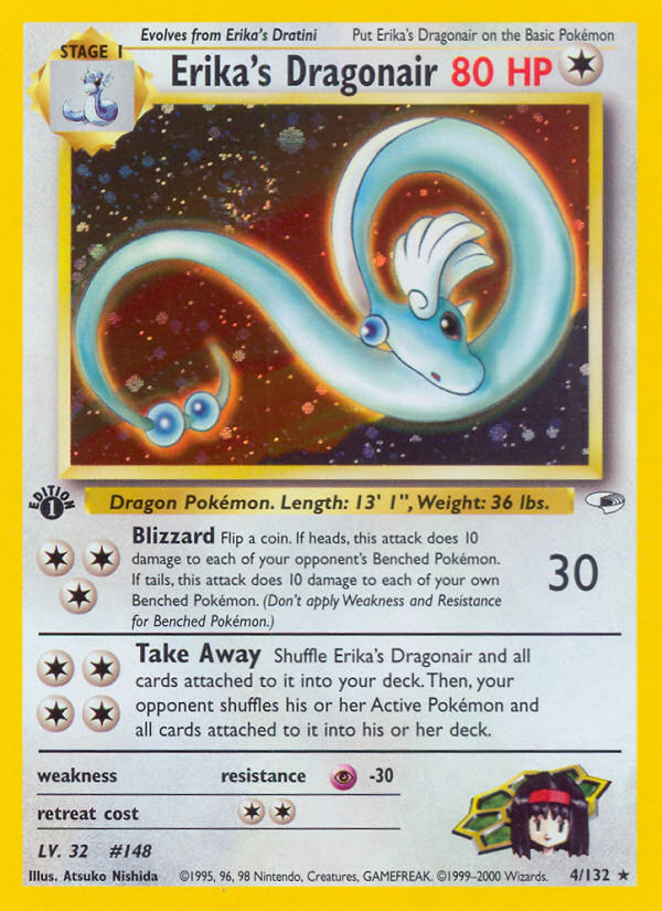 Erika's Dragonair — illustrated card