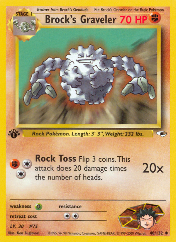 Brock's Graveler — illustrated card