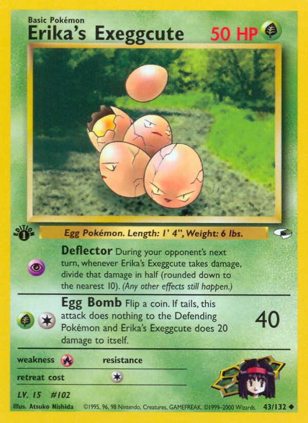 Erika's Exeggcute — illustrated card