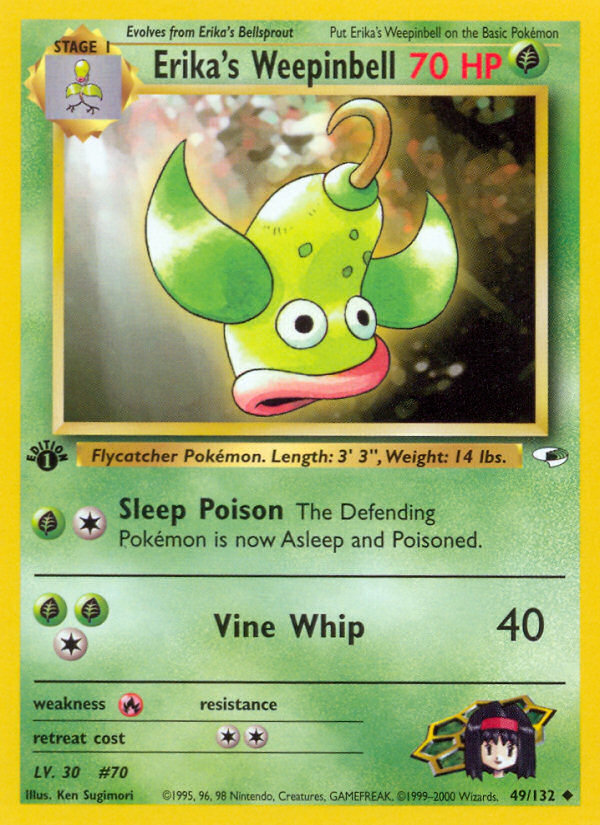 Erika's Weepinbell — illustrated card