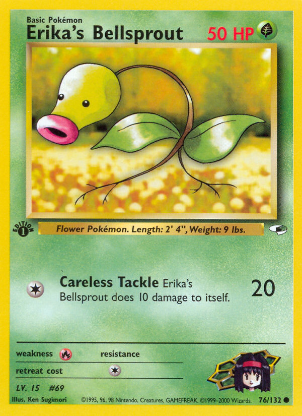 Erika's Bellsprout — illustrated card