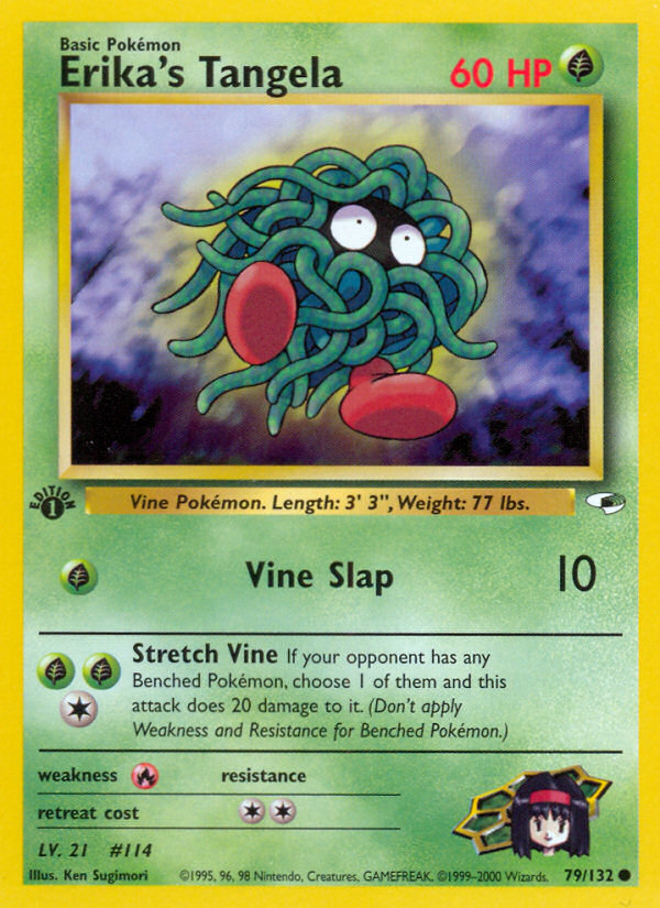 Erika's Tangela — illustrated card