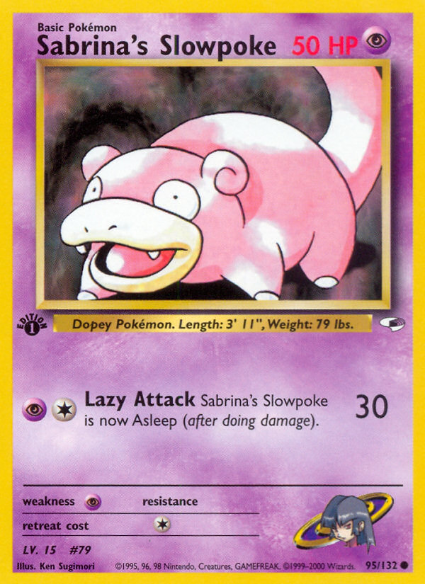 Sabrina's Slowpoke — illustrated card