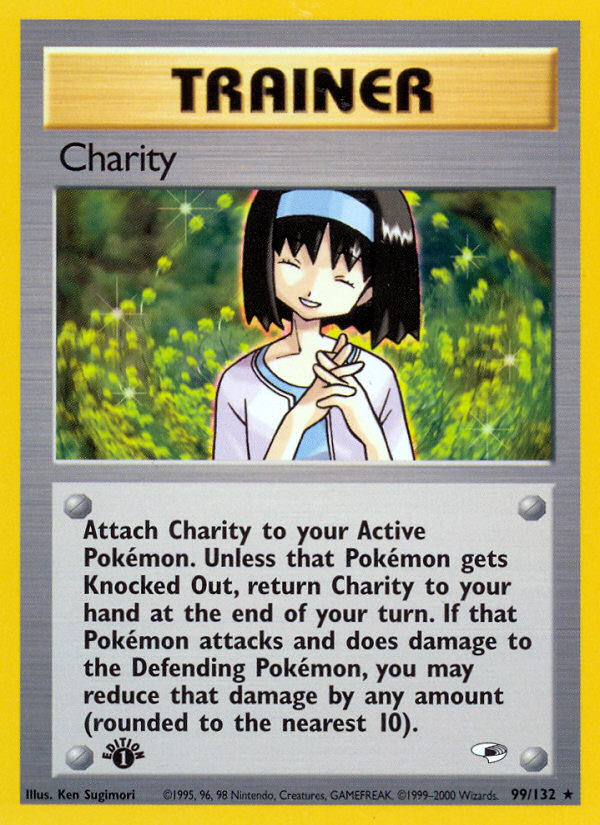 Charity — illustrated card