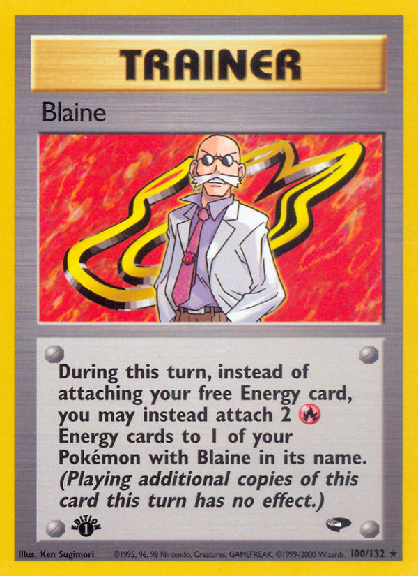 Blaine — illustrated card