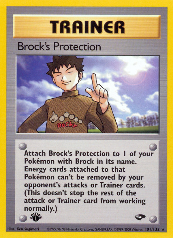 Brock's Protection — illustrated card