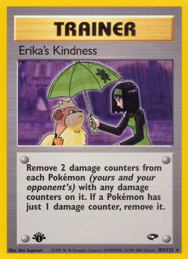 Erika's Kindness — illustrated card