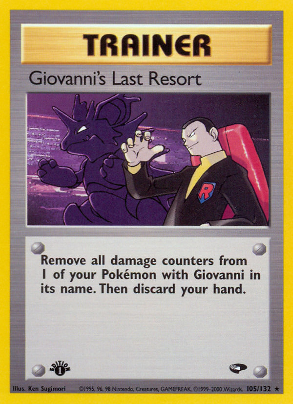 Giovanni's Last Resort — illustrated card