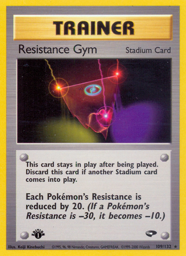 Resistance Gym — illustrated card