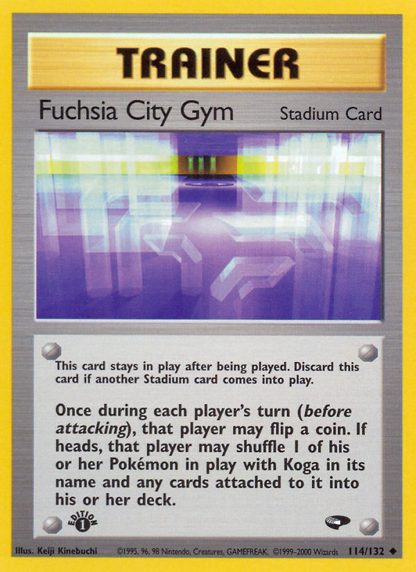 Fuchsia City Gym — illustrated card