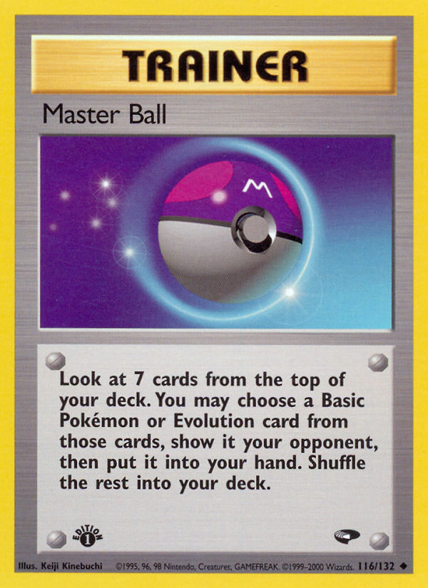Master Ball — illustrated card