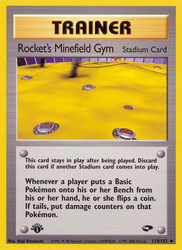 Rocket's Minefield Gym — illustrated card