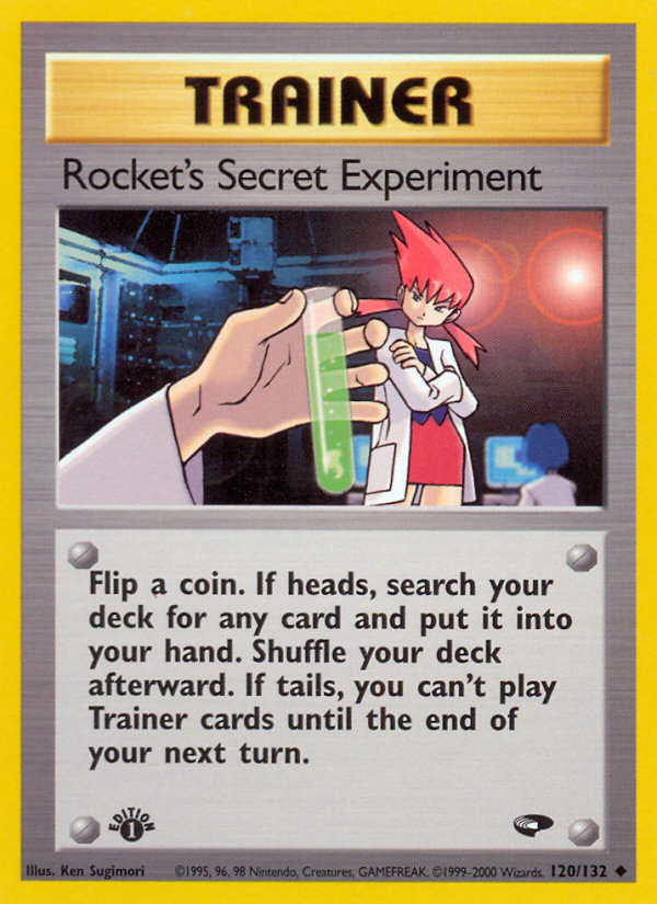 Rocket's Secret Experiment — illustrated card