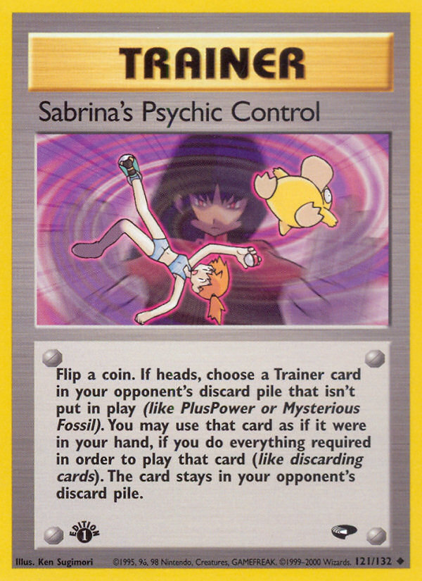 Sabrina's Psychic Control — illustrated card