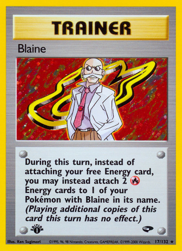 Blaine — illustrated card