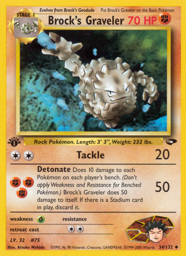 Brock's Graveler — illustrated card