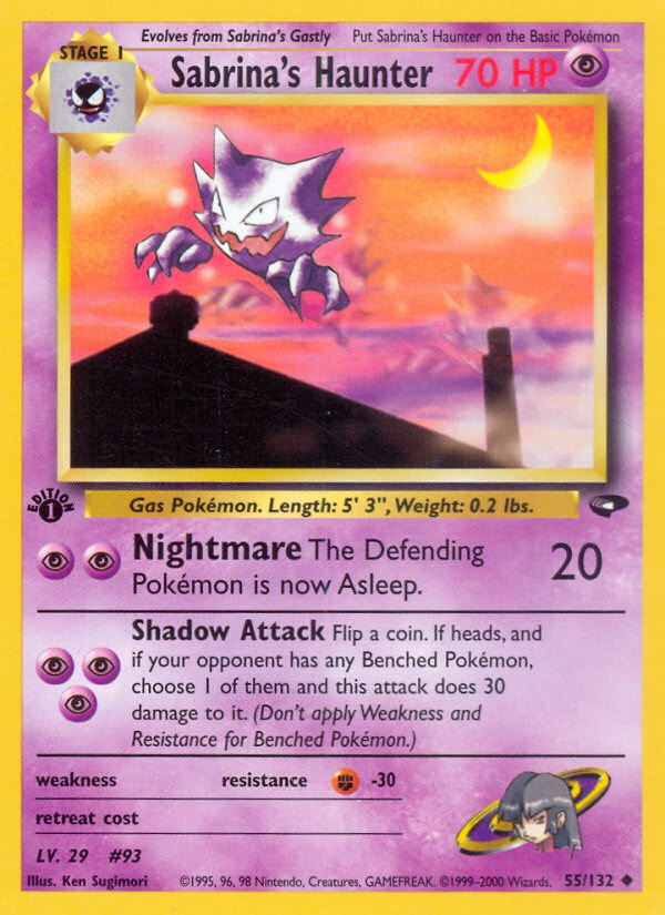 Sabrina's Haunter — illustrated card