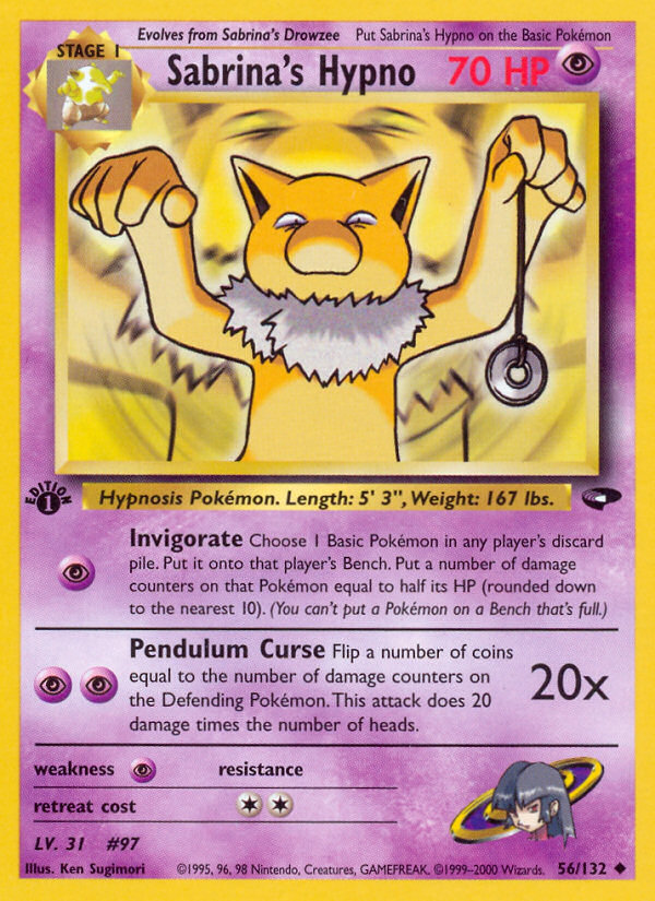 Sabrina's Hypno — illustrated card